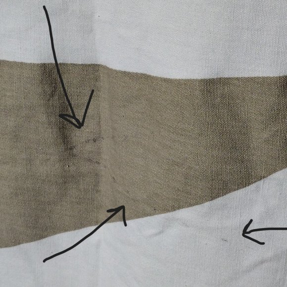 Vintage XL 1974 Screen Print Pencil Fabric Wall Art - Picture 8 of 10